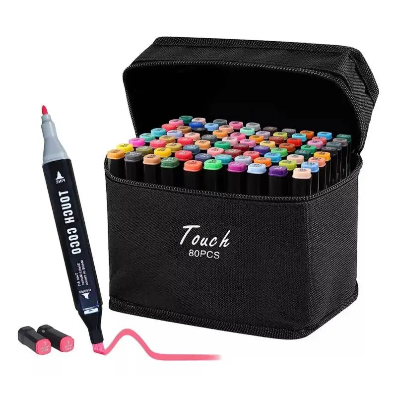 Kit De 80 Rotuladores Doble Punta