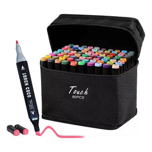Kit De 80 Rotuladores Doble Punta