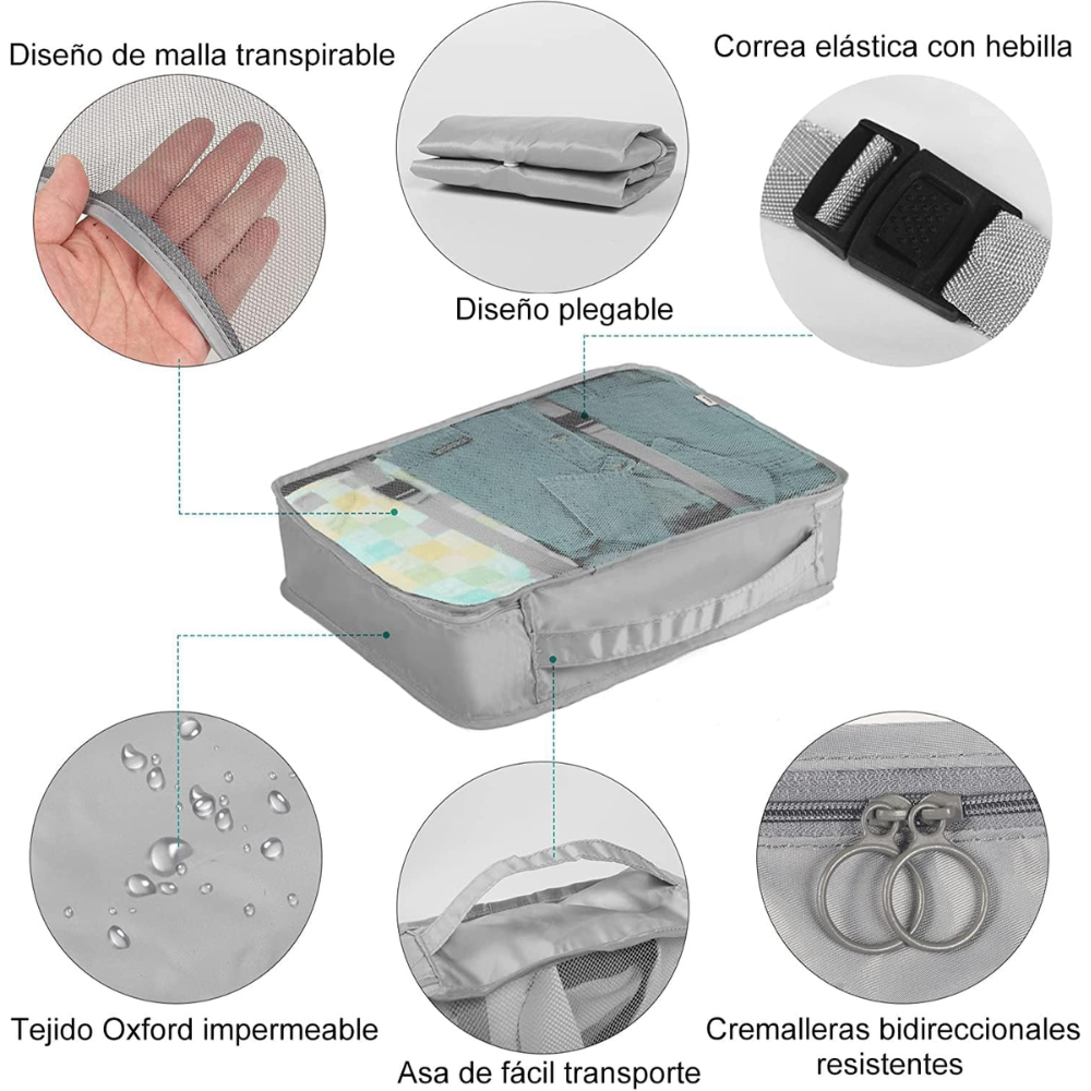 Organizador De Ropa Para Viaje X 10 PackMate®
