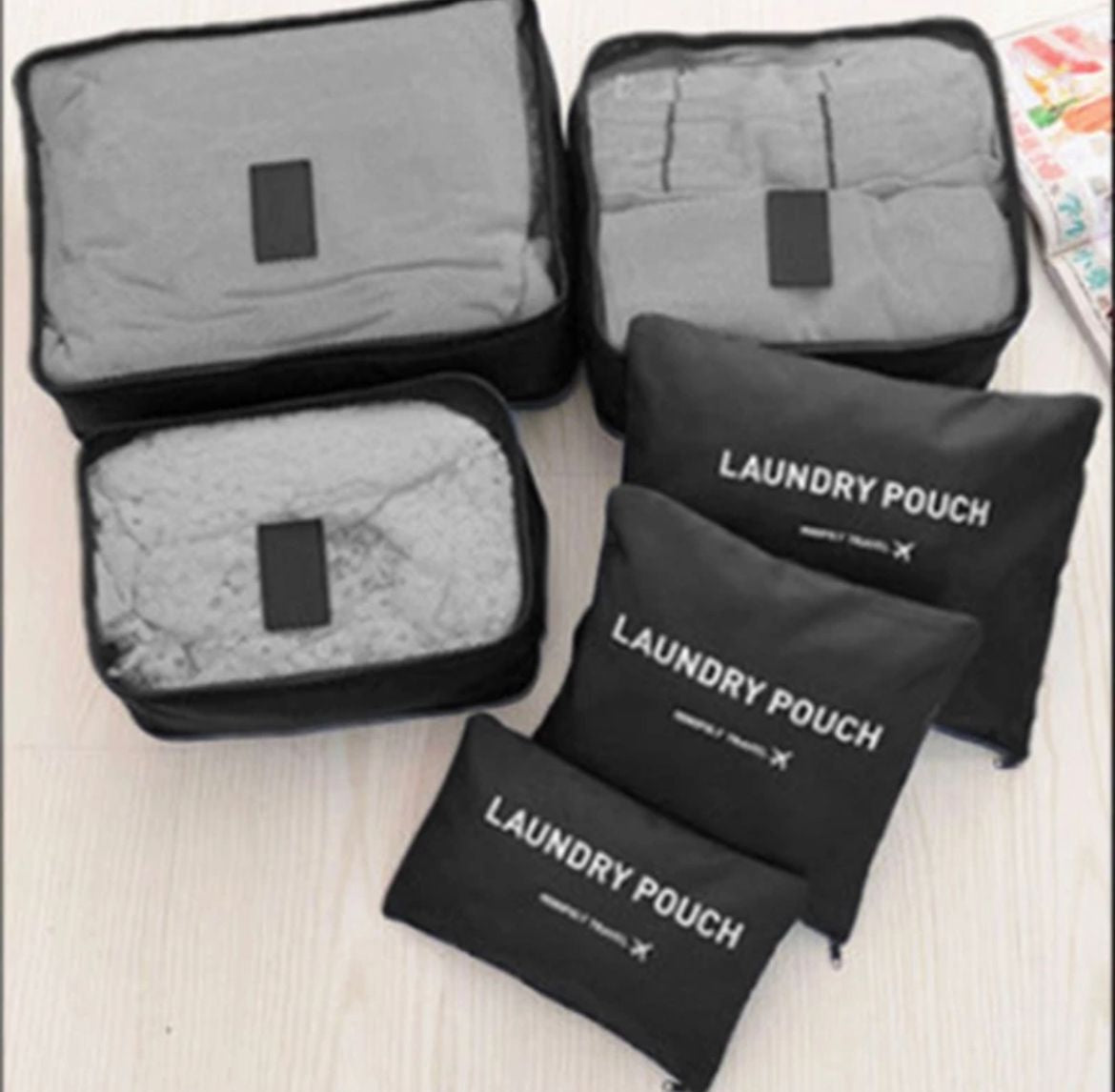 KIT VIAJERO X 6 PIEZAS Laundry Pouch™